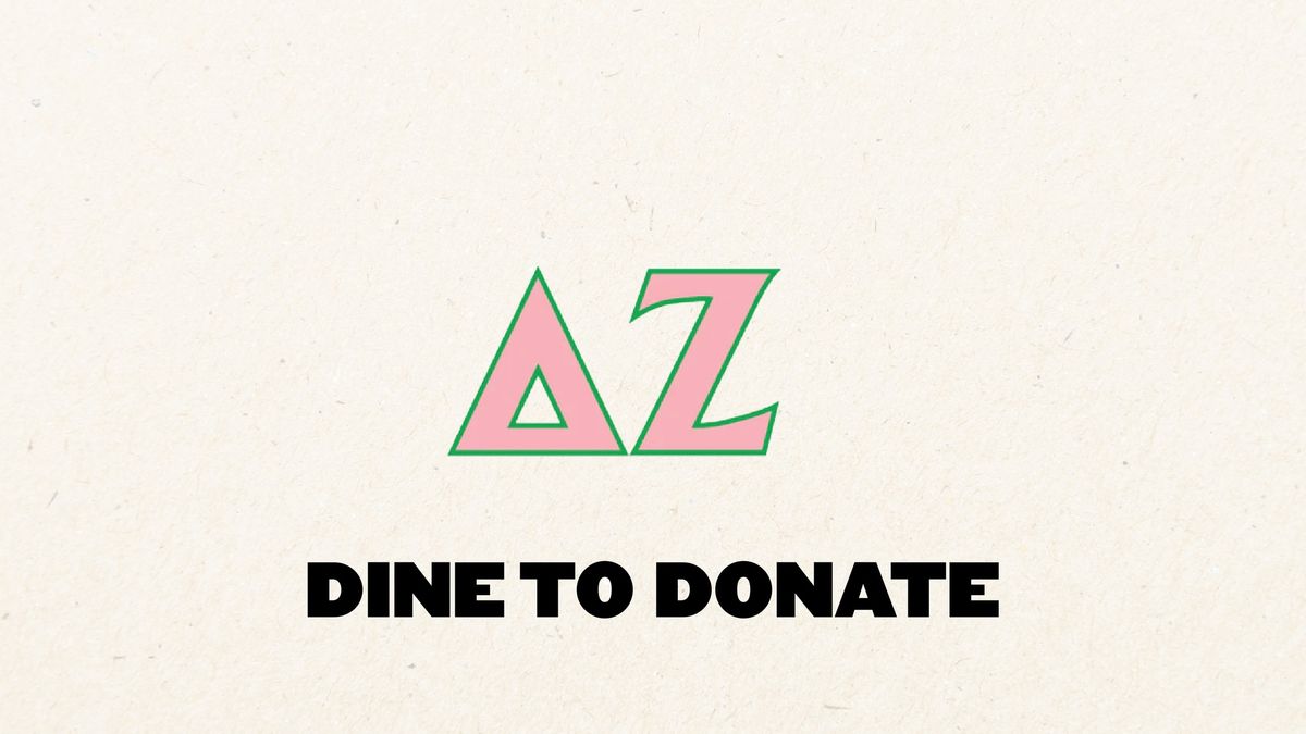 Dine to Donate Delta Zeta 