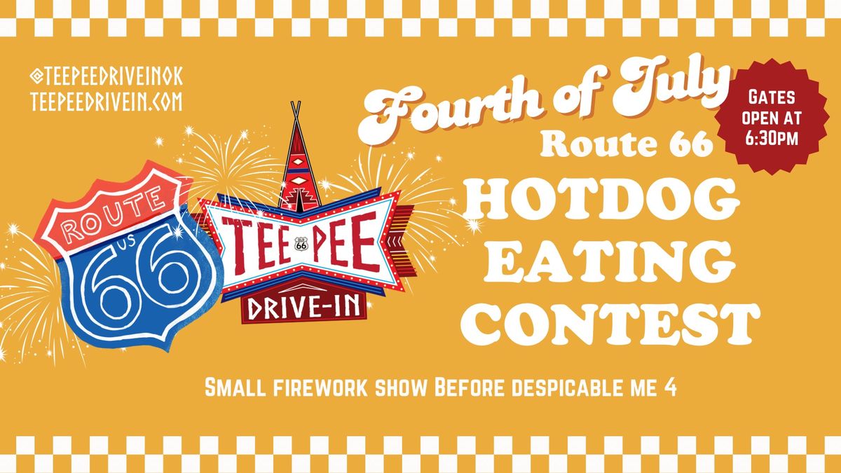 4th of July Route 66 Hotdog Eating Contest