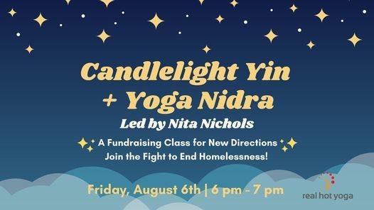 Charity Class for New Directions: Candlelight Yin + Yoga Nidra