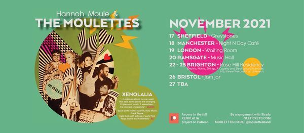 Hannah Moule & The Moulettes \/ Jam Jar, Bristol \/ Fri 26th Nov 2021