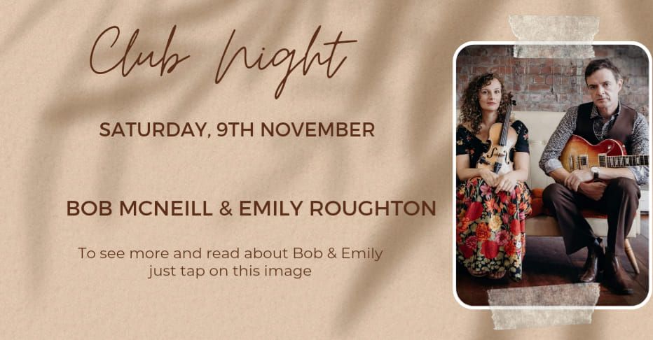 Bob McNeill & Emily Roughton @ Titirangi Folk Club