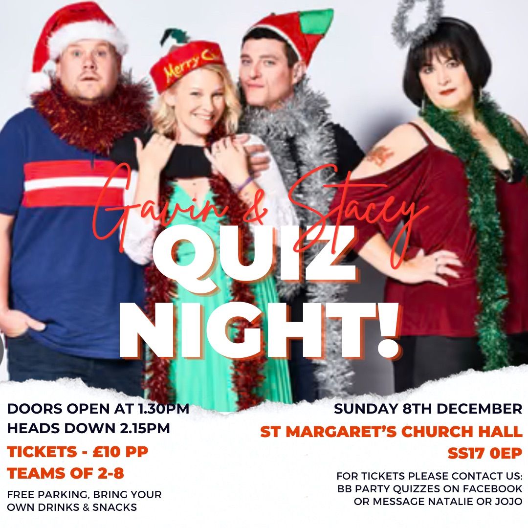 Stanford - Christmas and Gavin & Stacey Quiz and Party!