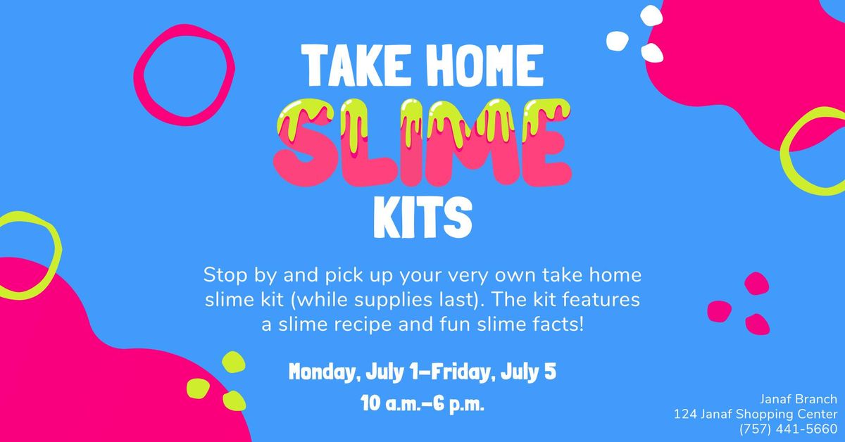 Take Home Slime Kits
