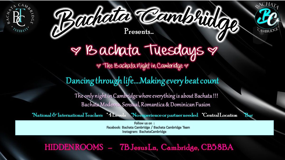 Bachata Cambridge- Bachata Tuesdays