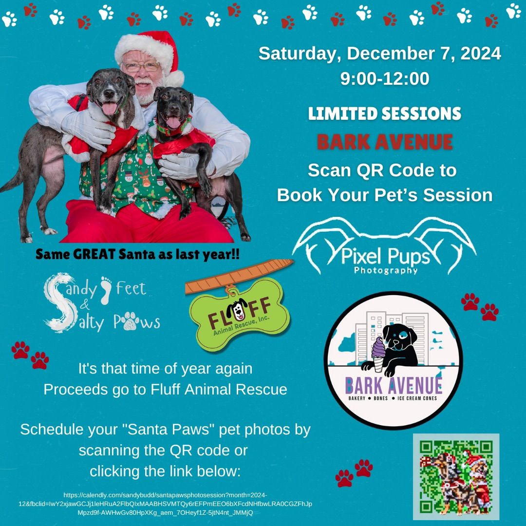 Photos with Santa Paws \ud83d\udc3e \ud83c\udf85