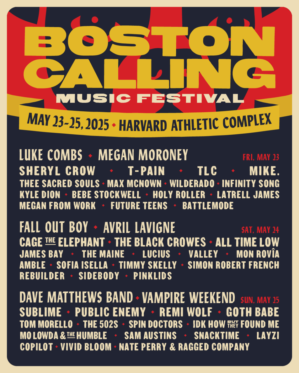 Boston Calling Music Festival with Dave Matthews Band, Vampire Weekend, Sublime and more - (Sunday)