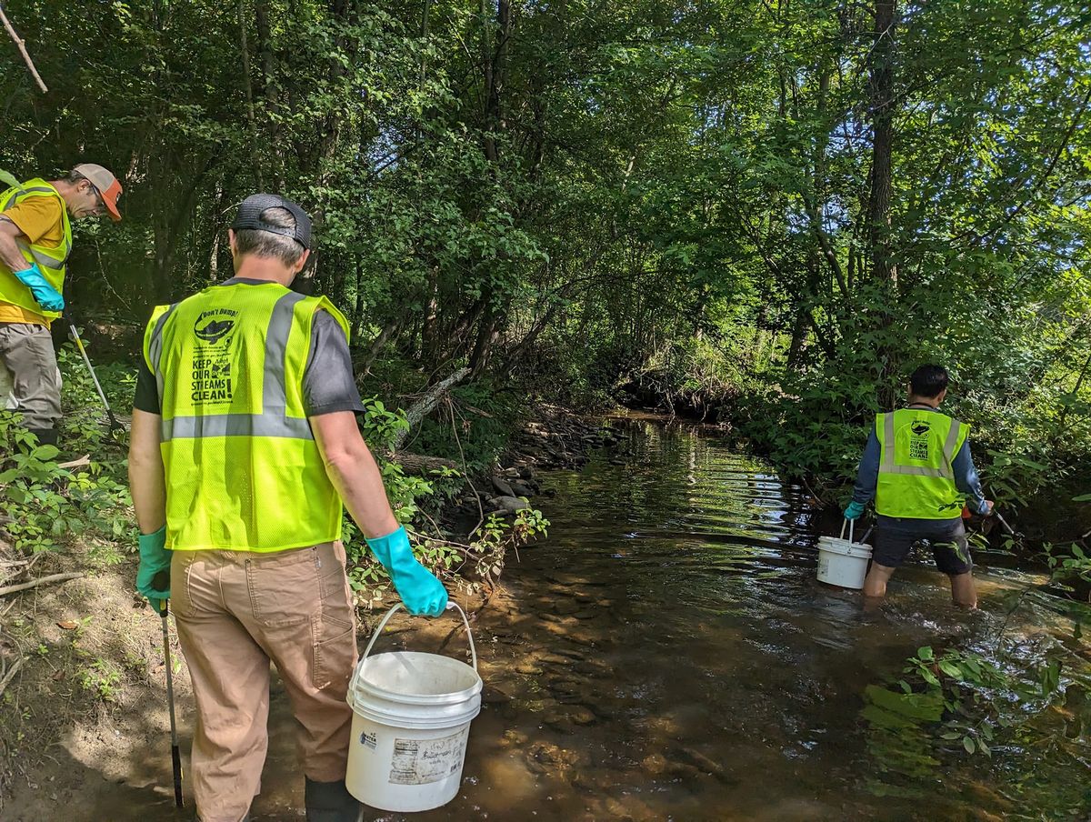 Adopt-a-Stream Creek Clean-up