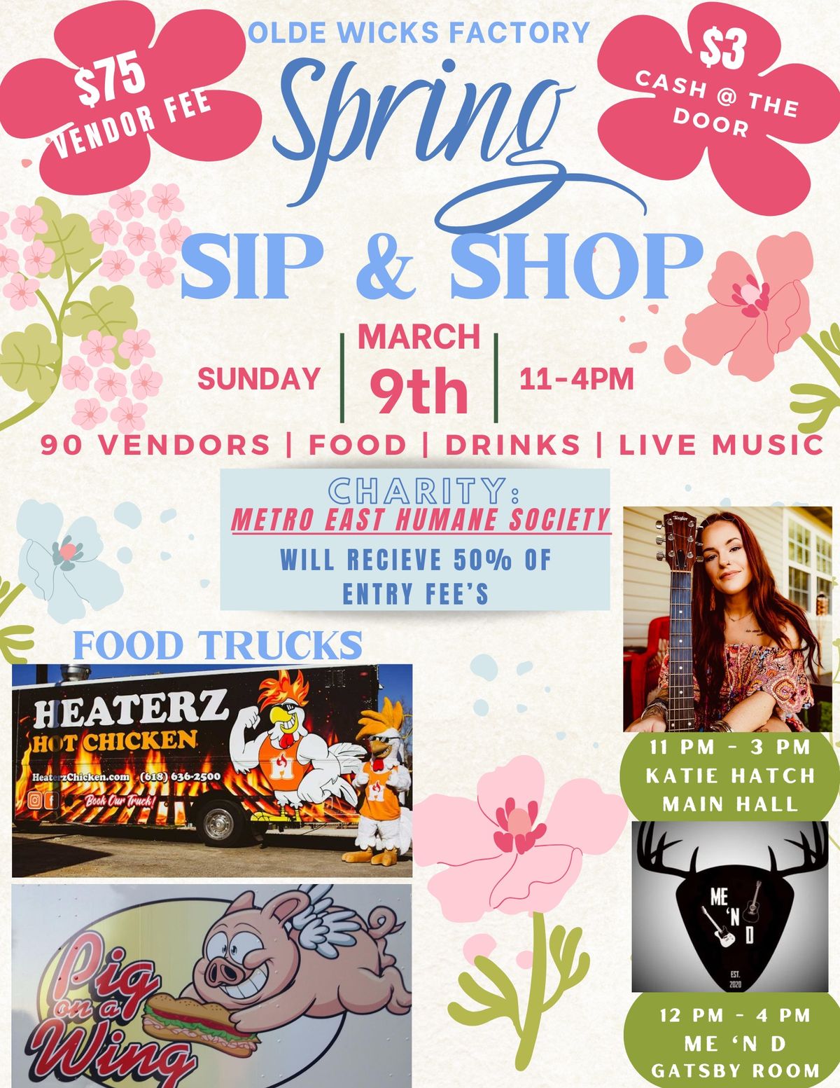 Spring Sip and Shop\ud83d\udc90