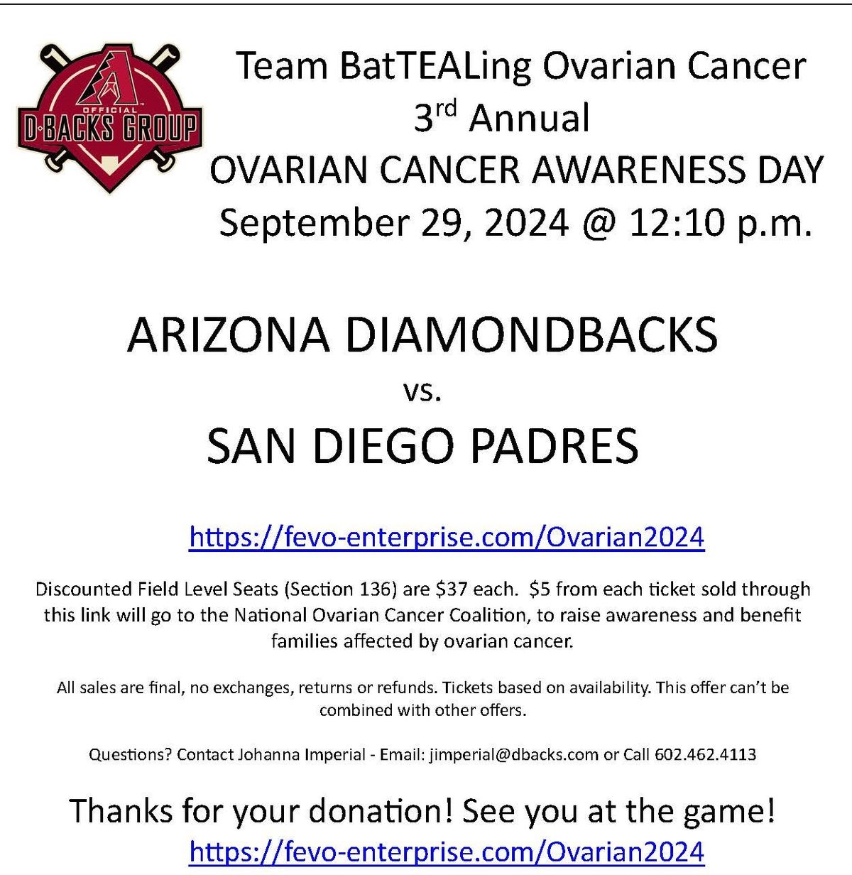 Ovarian Cancer Awareness Game