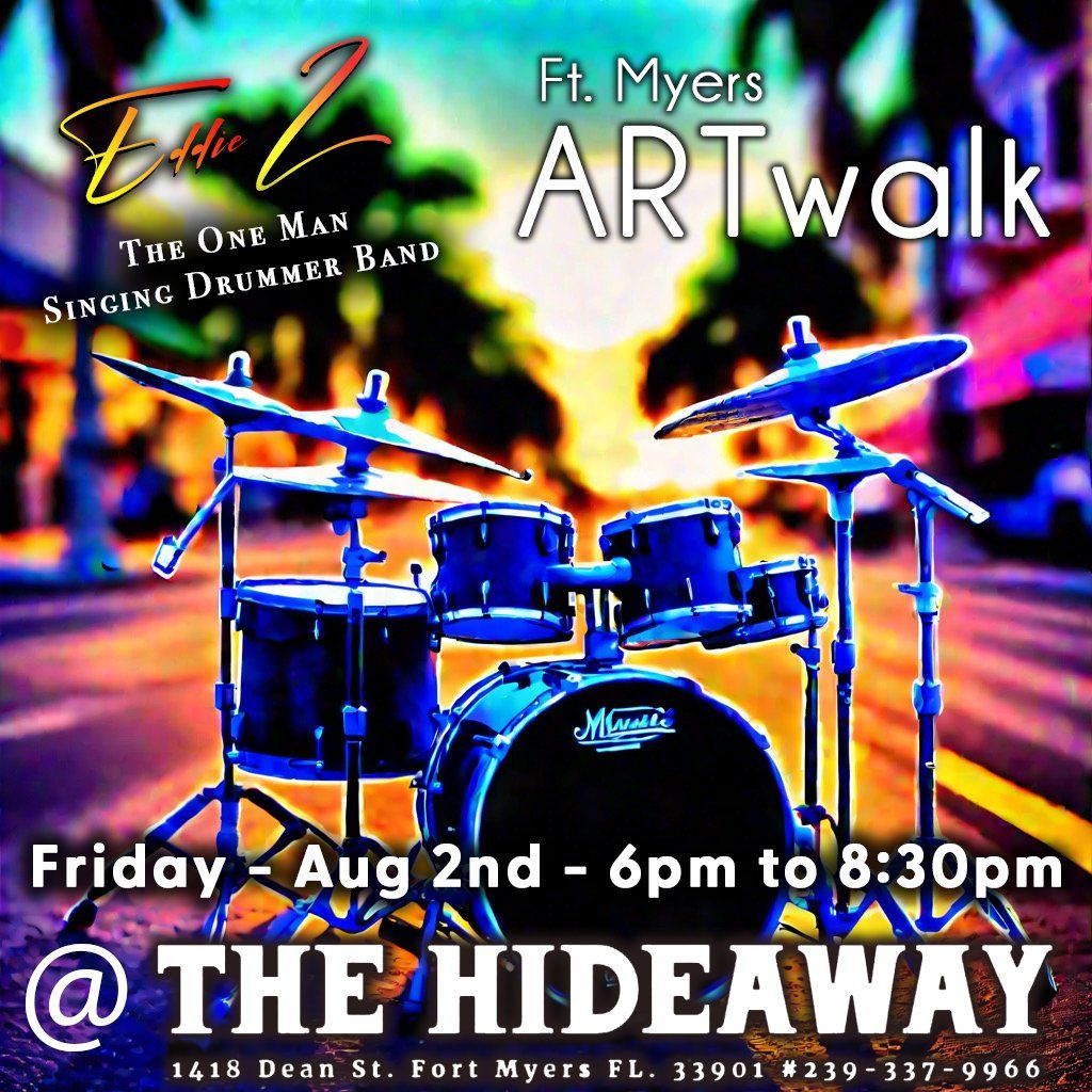 ARTwalk Ft. Myers - "Rhythmical Canvas" @ The Hideaway 6pm-8:30pm