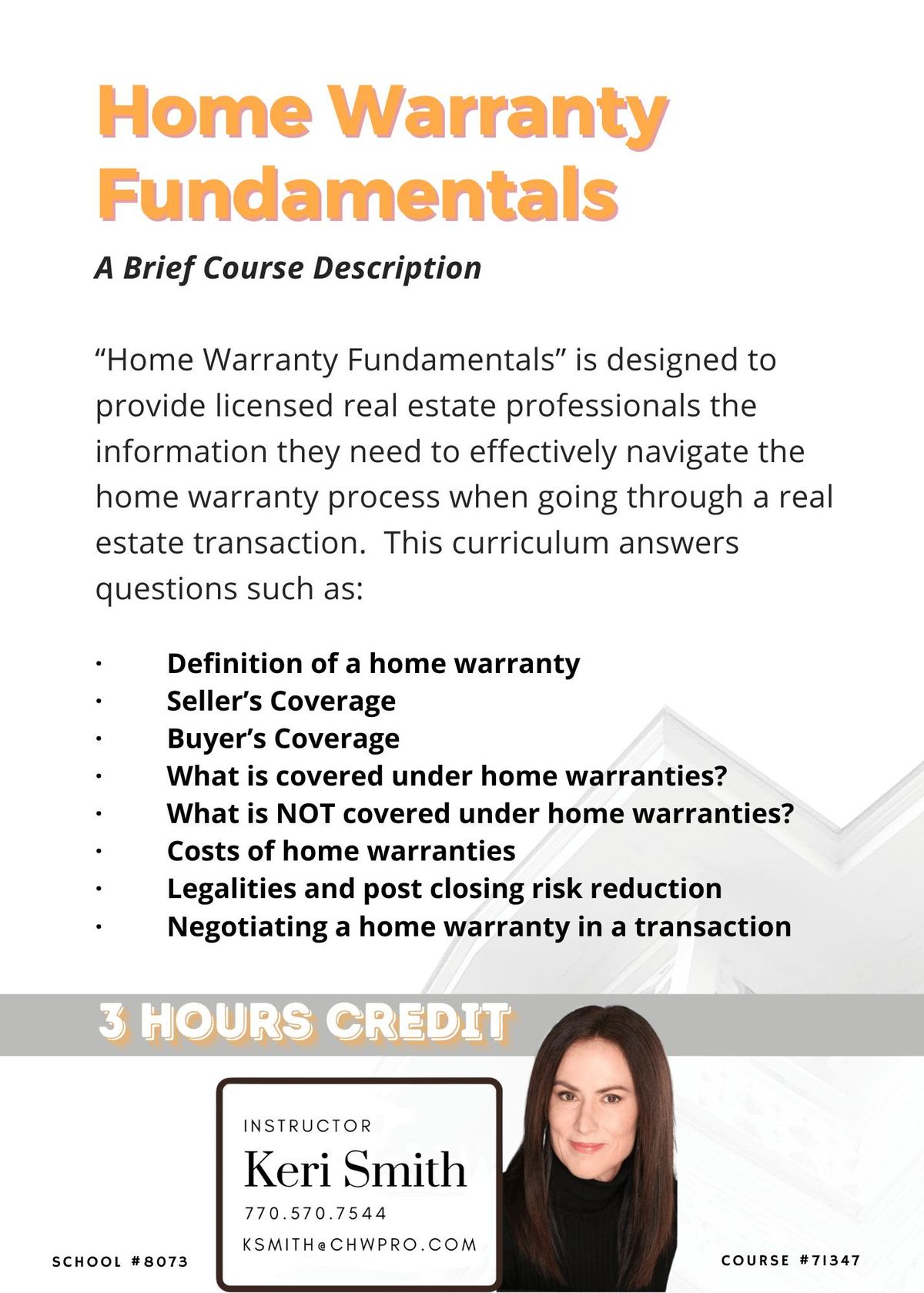 Home Warranty Fundamentals