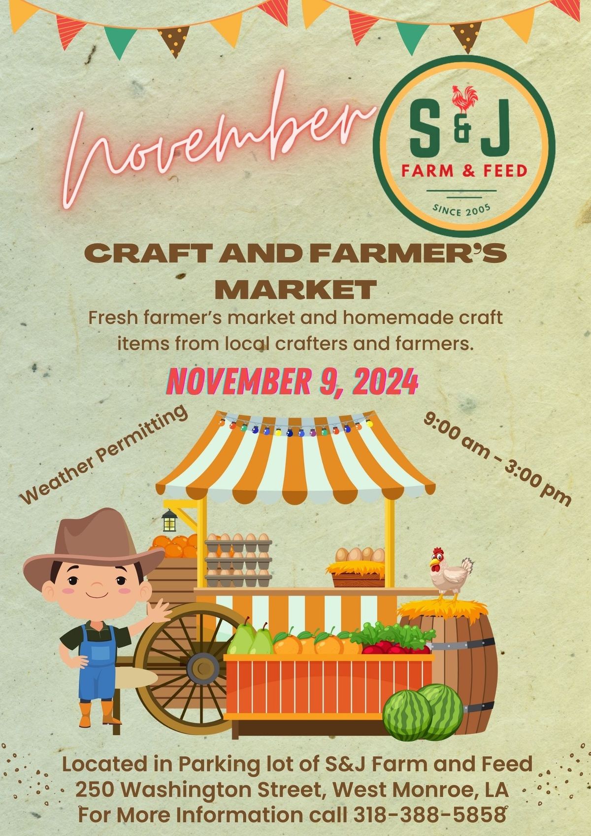 November Craft and Farmer's Market