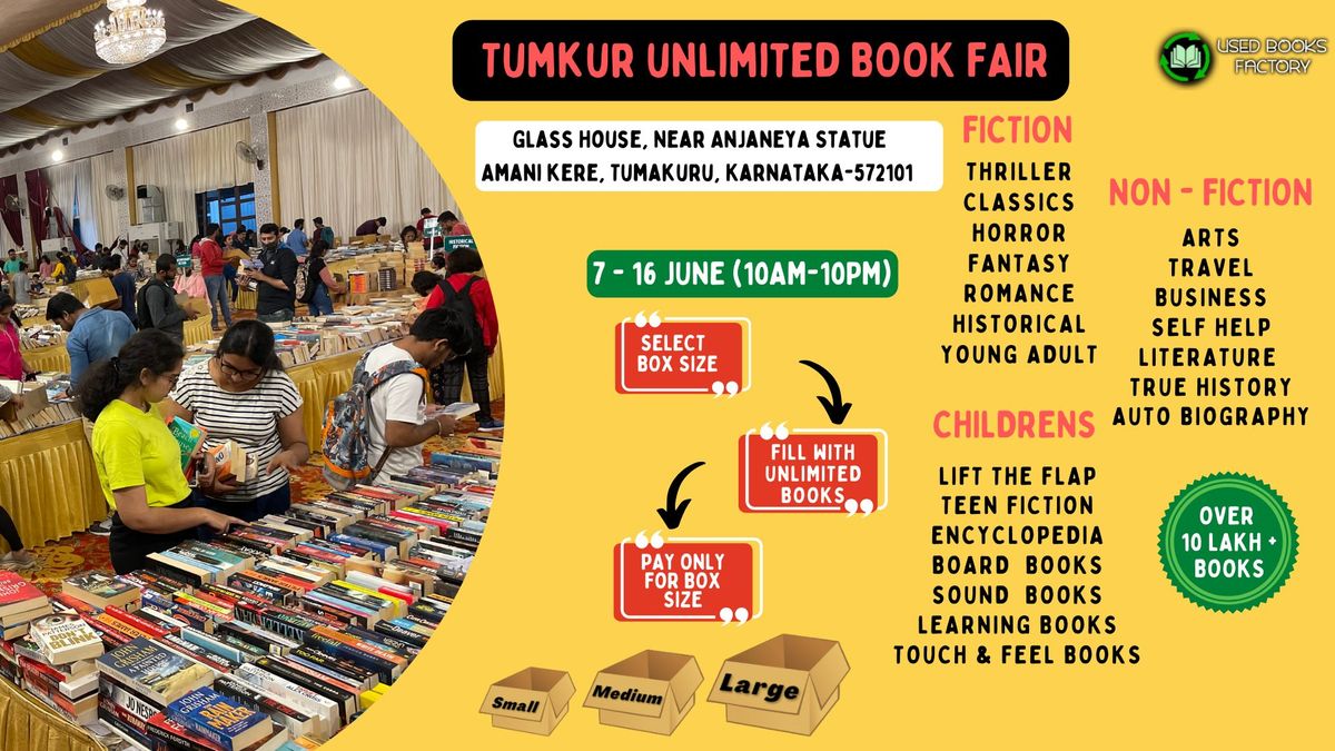 Tumkur Unlimited Bookfair - India's largest books sale