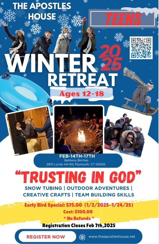 Youth Retreat: Teens (ages 12-18)