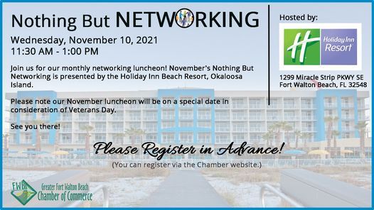 Nothing But Networking - Holiday Inn Beach Resort, Okaloosa Island