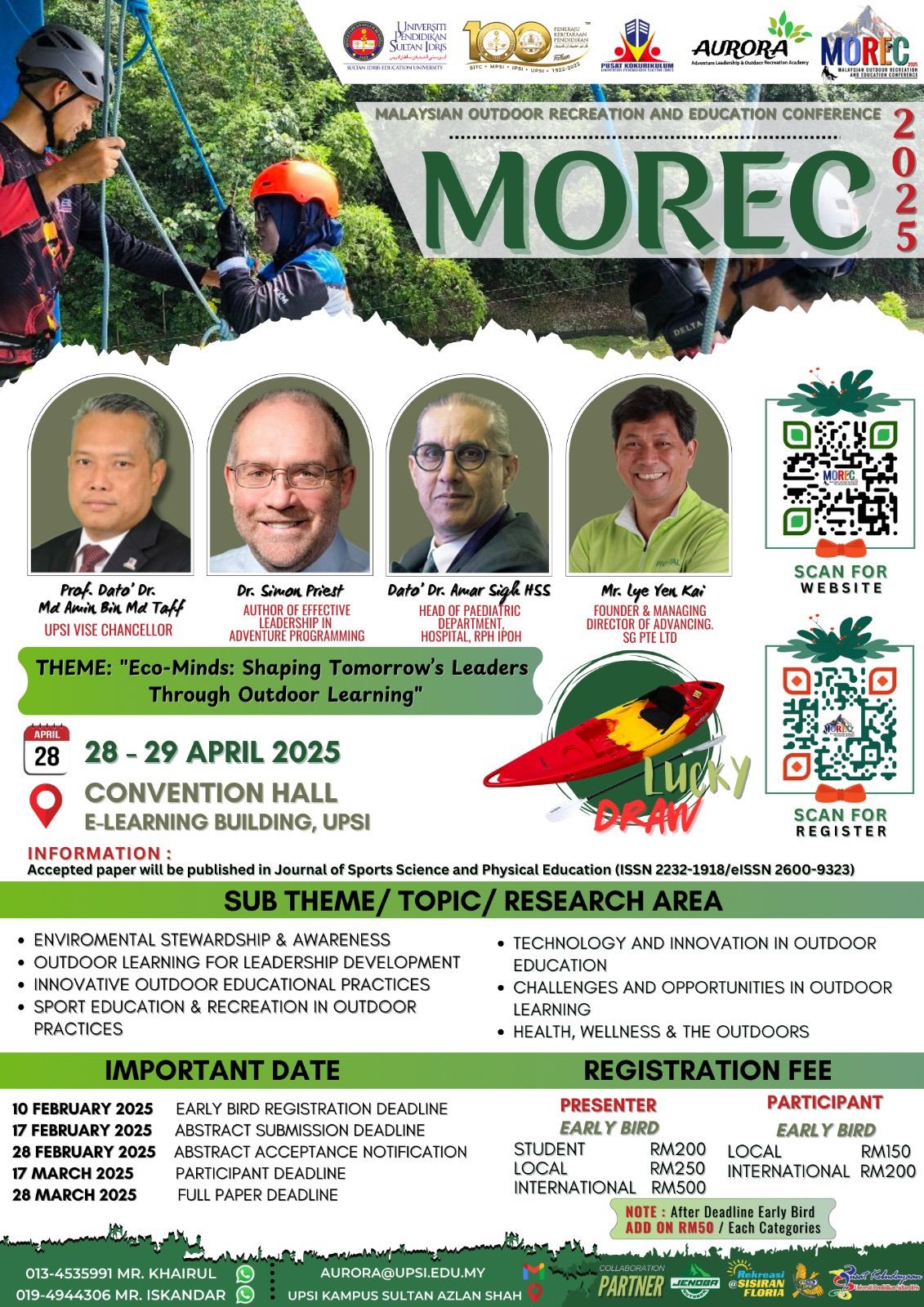 Malaysia Outdoor Recreation Conference 2018 - MOREC 2018