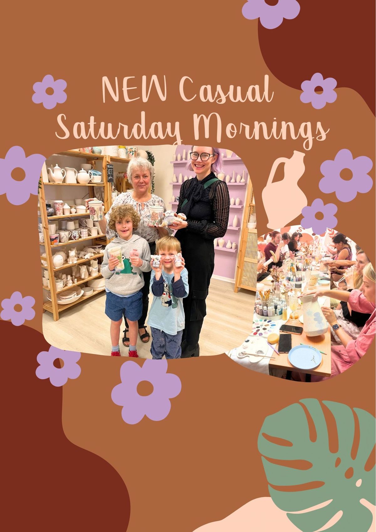 Pottery Painting Casual Morning- for all ages