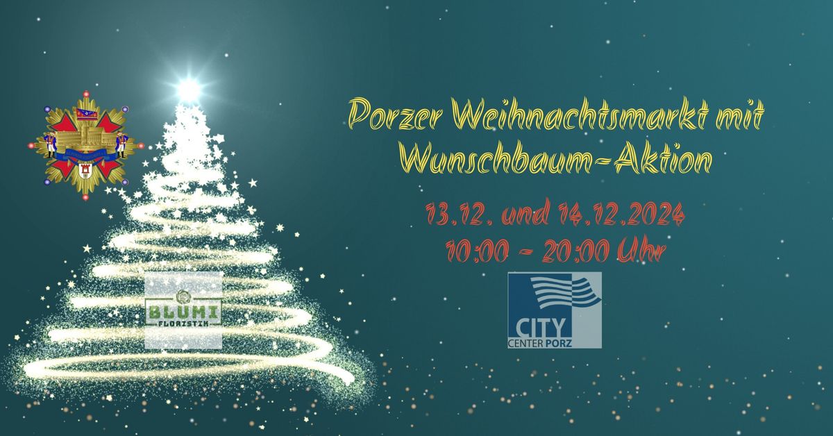 Porzer Weihnachtsmarkt mit Wunschbaum-Aktion