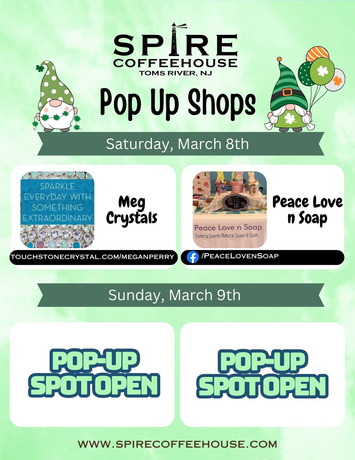 Vendor Pop-up at Spire Coffeehouse