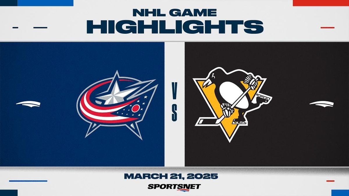 Columbus Blue Jackets vs. Pittsburgh Penguins