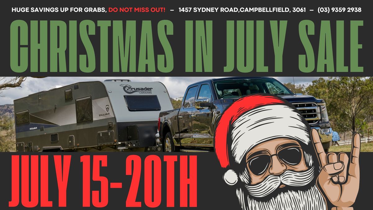 Crusader Caravans Melbourne - Christmas In July 
