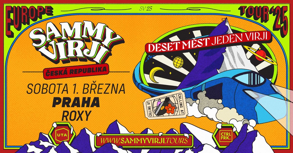 SAMMY VIRJI EUROPE TOUR 2025 \u221e ROXY PRAGUE