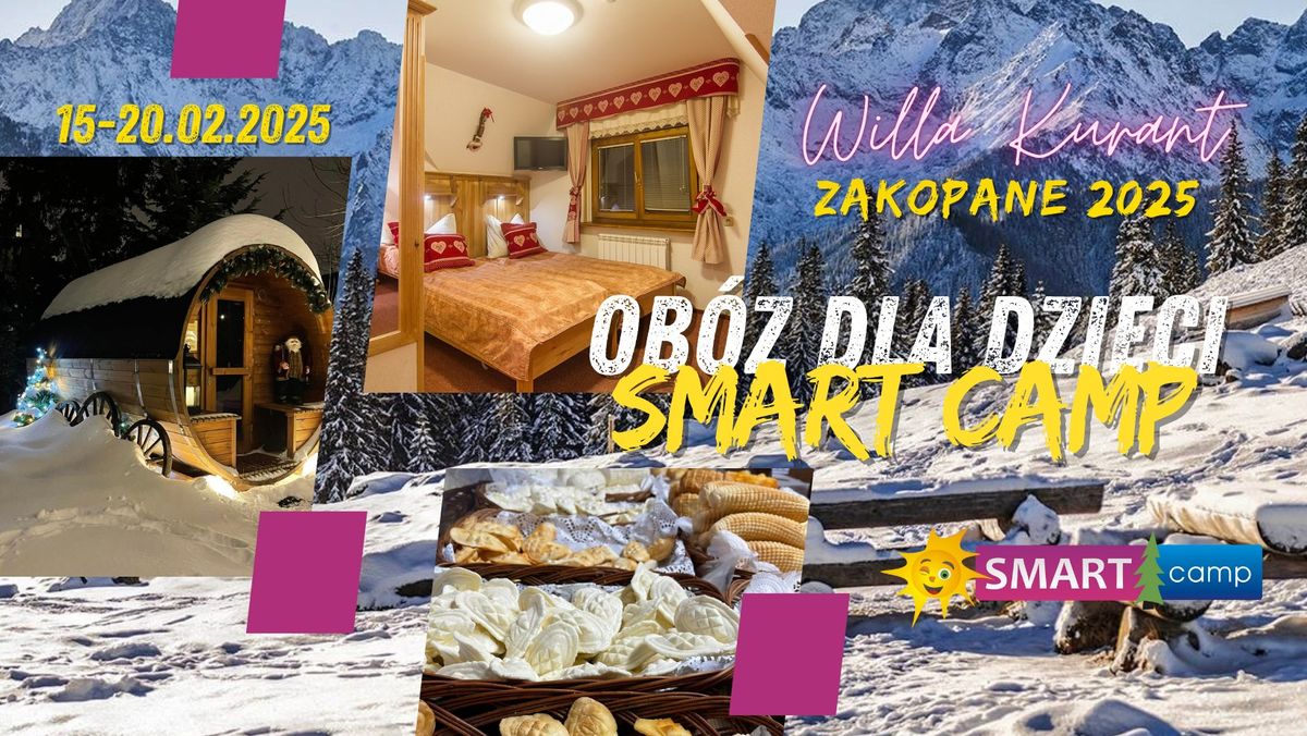 Ob\u00f3z dla dzieci SMARTcamp Zakopane 2025