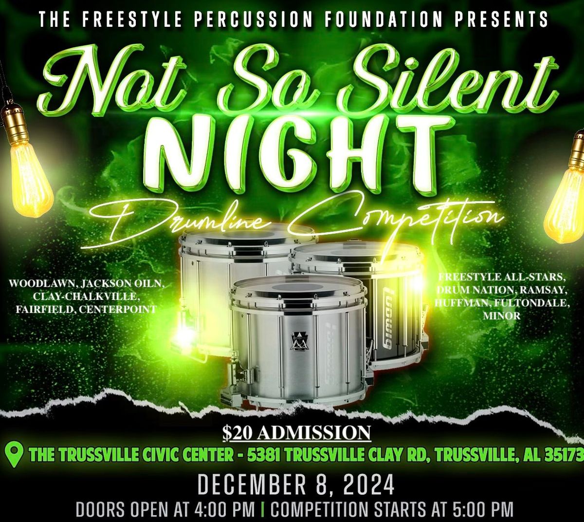 Not So Silent Night Drumline Competition