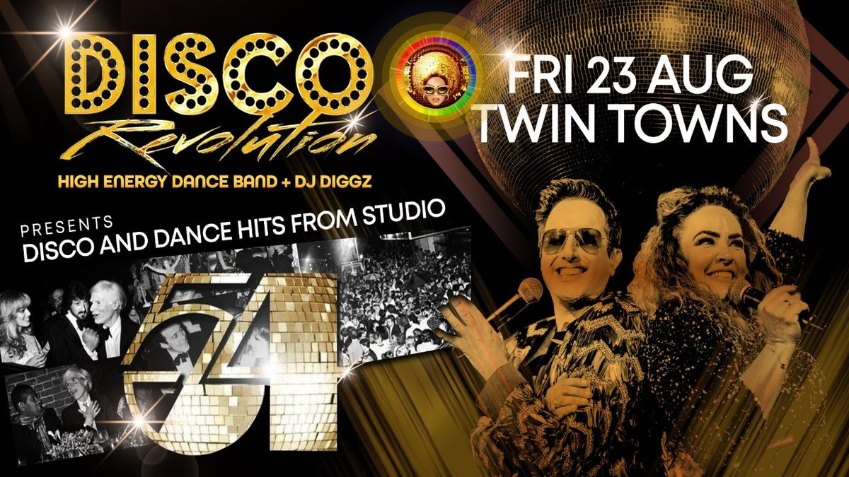 Twin Towns - Disco Revolution Live + DJ Diggz at Twin Towns Services Club