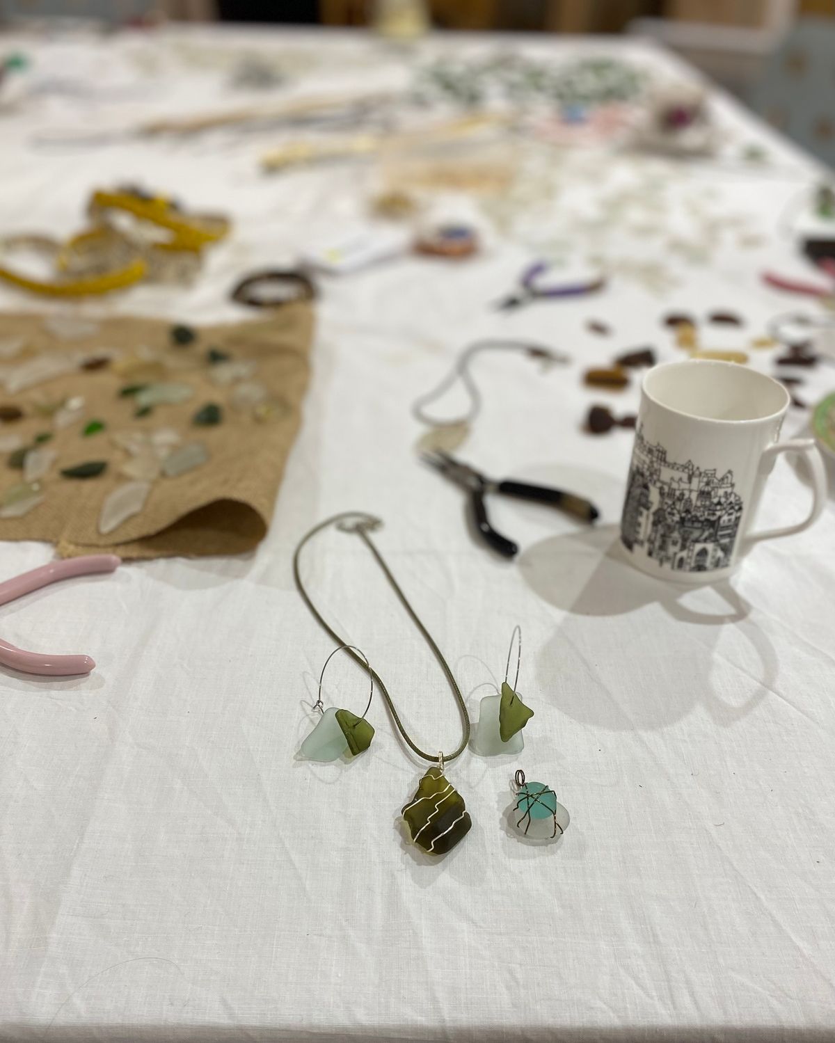 Sea Glass Jewellery Experience (collect & create workshop)