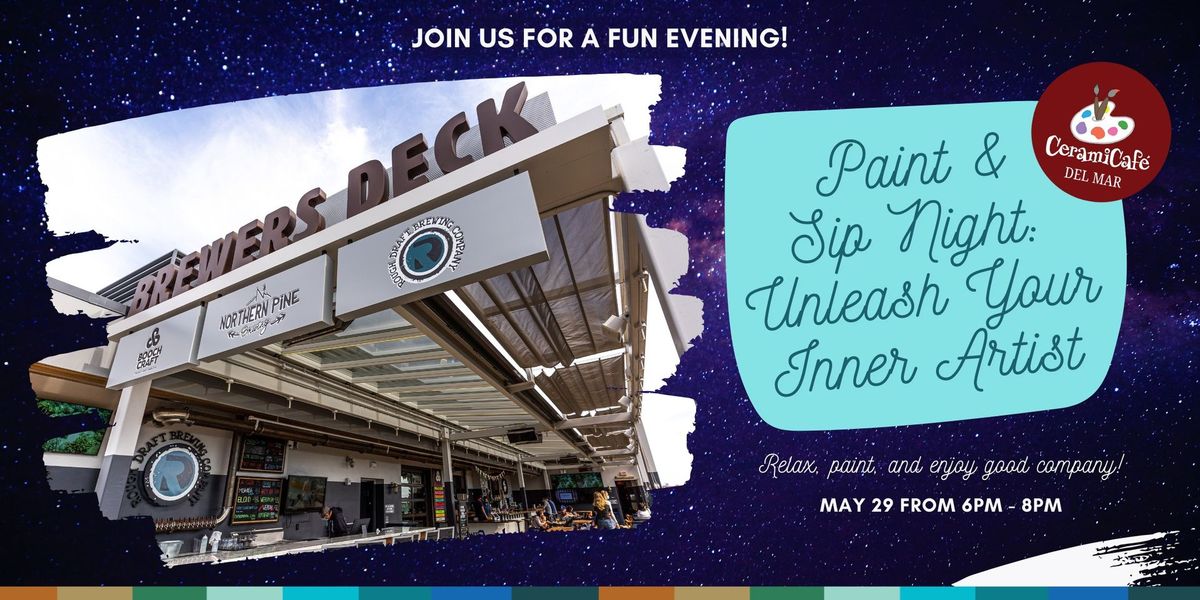 Sky Deck Space Odyssey - Paint & Sip Night at Brewers Deck