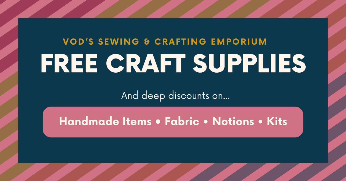 Craft Supply Sidewalk Sale