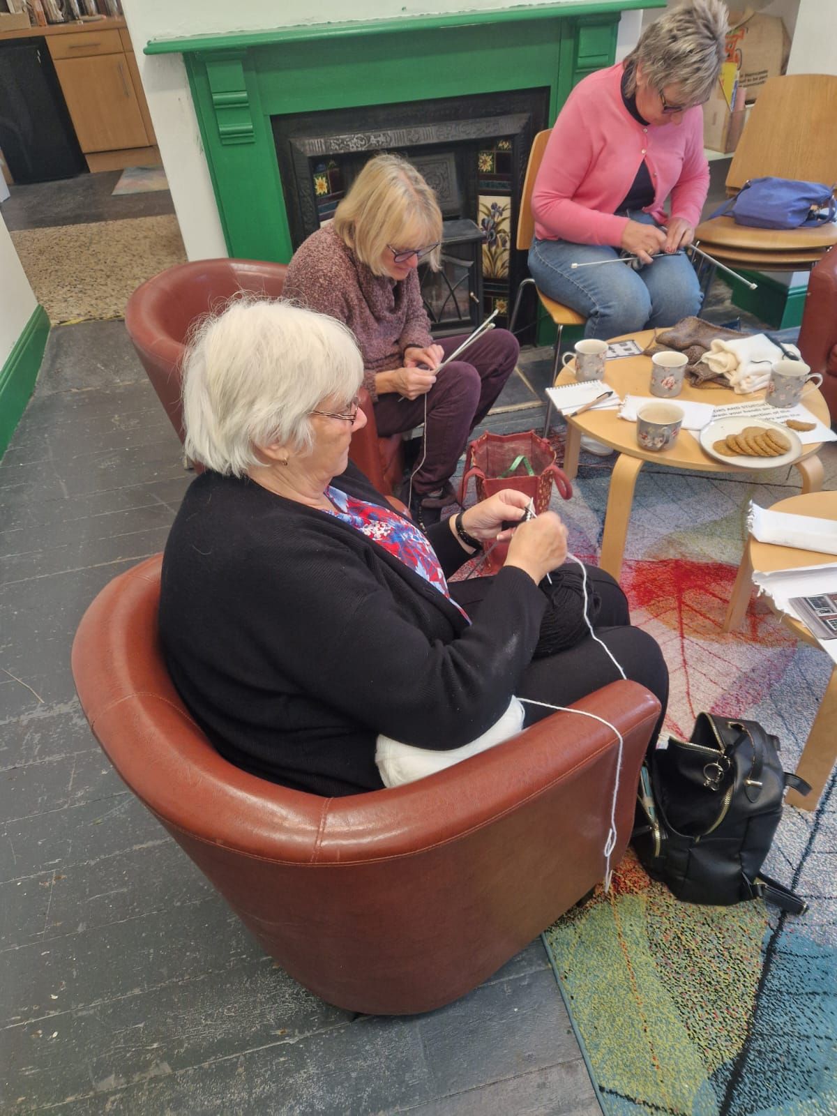 Join Alford's Knitting Nannas for the big project knitting Alford Market Place