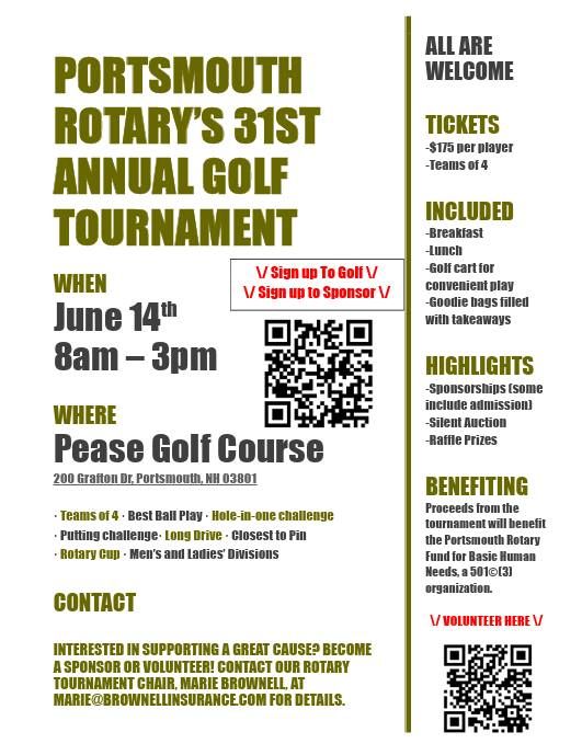 Portsmouth Rotary Golf Tournament