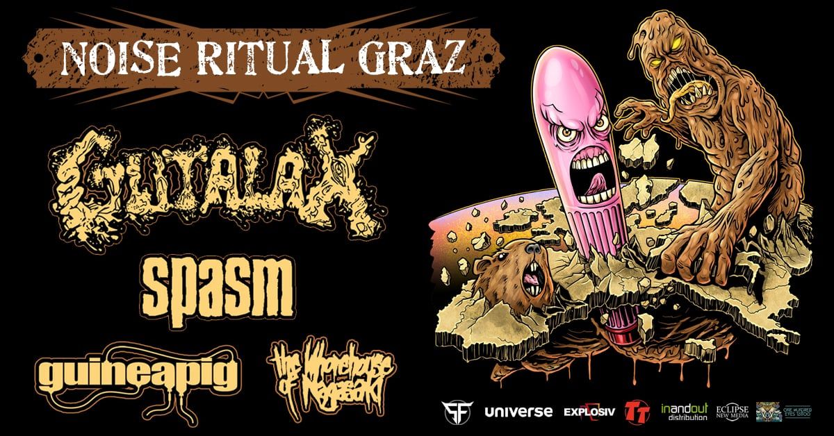 NOISE RITUAL GRAZ 2025: Gutalax I Spasm I Guineapig I The Whorehouse Of Nagasaki