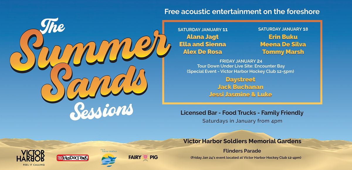 The Summer Sands Sessions 2025 #2 - Erin Buku \/ Meena De Silva \/ Tommy Marsh