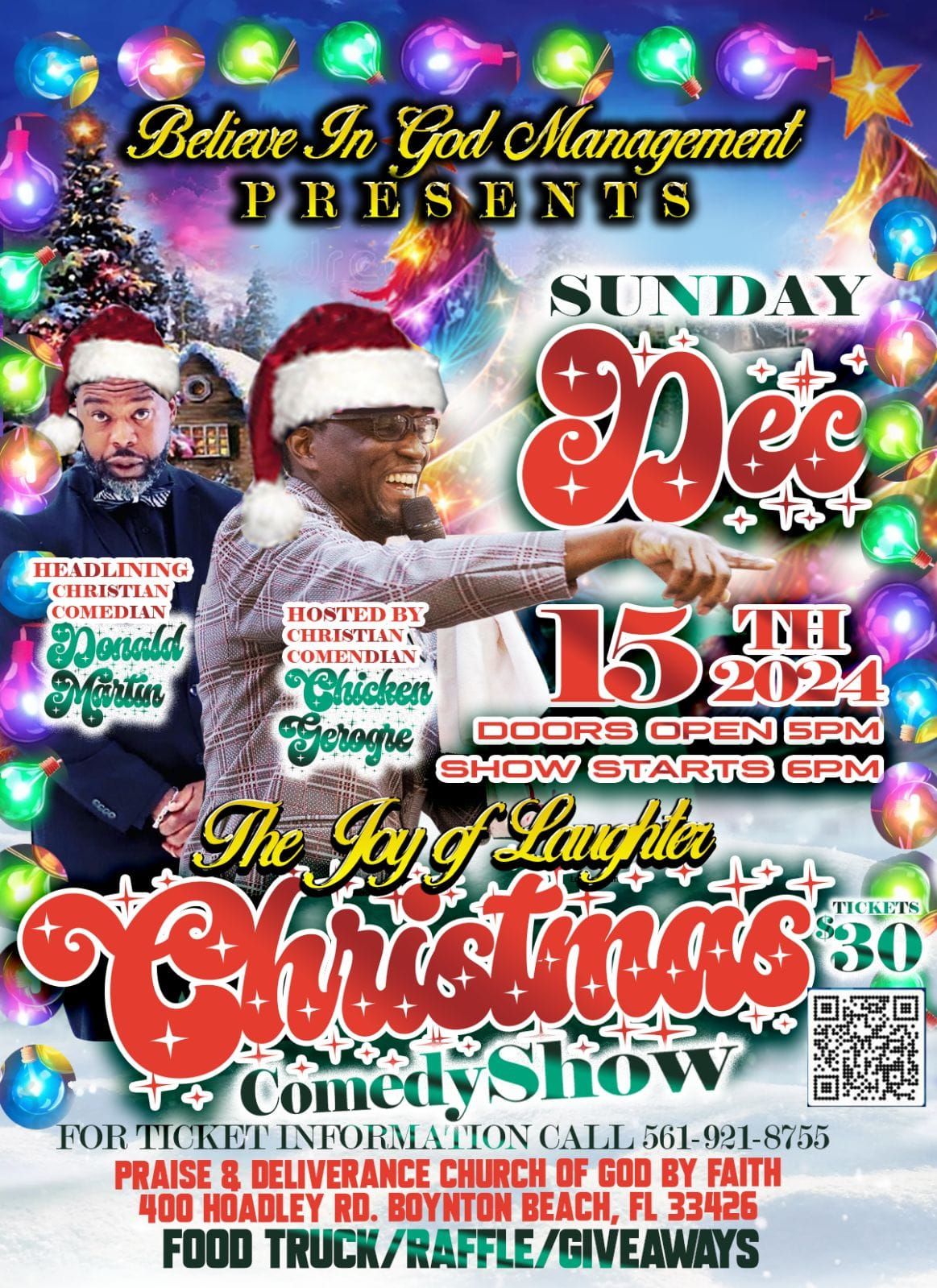 The Joy of Laughter Christmas Comedy Show