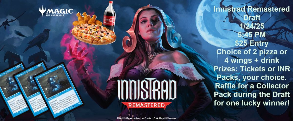 Innistrad Remastered Draft Launch Party (with Food)