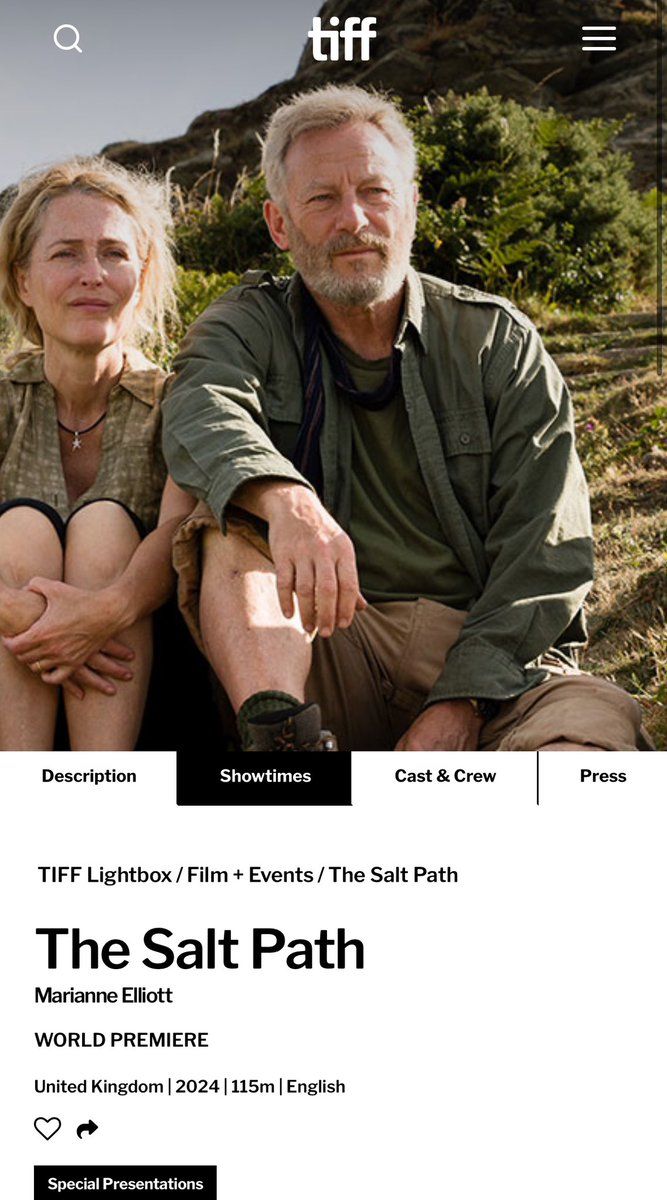 Toronto International Film Festival - The Salt Path