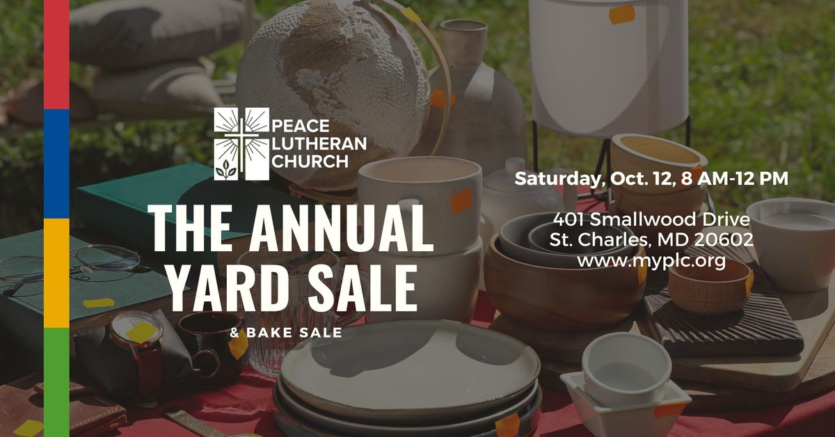 Annual Yard Sale & Bake Sale