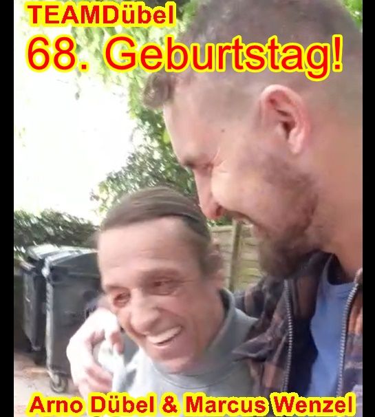 68. Geburtstag von Deutschlands frechstem Arbeitslosen & Rentner Arno D\u00fcbel Hamburg-Rahlstedt | MWE.