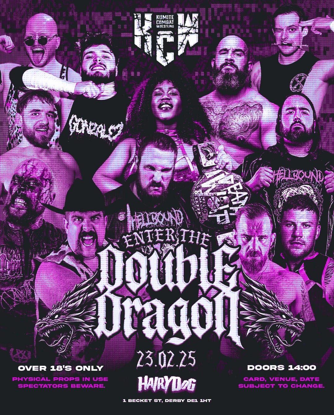 KCW (18+) ENTER THE DOUBLE DRAGON \/ LIVE PRO WRESTLING 