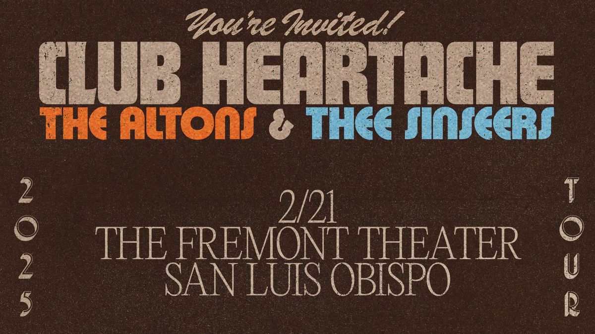 The Altons & Thee Sinseers LIVE at Fremont Theater