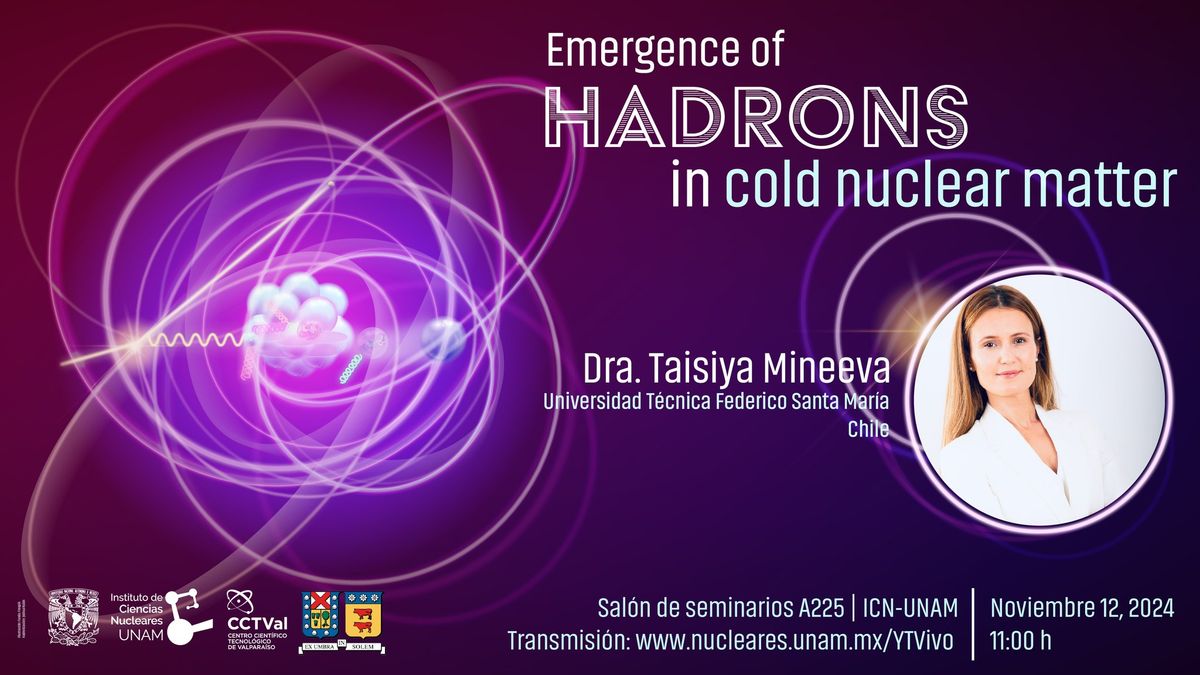 Emergence of hadrons in cold nuclear matter