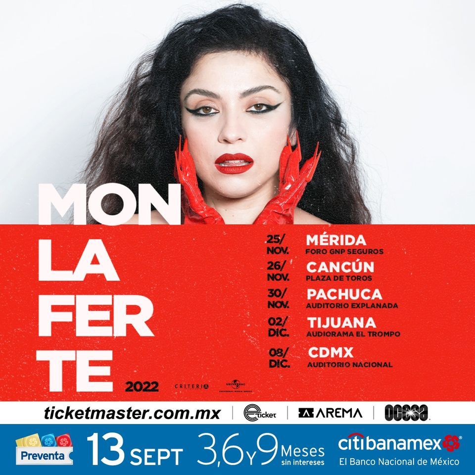 Mon Laferte Merida 2022