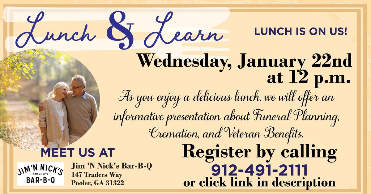 Lunch & Learn! 