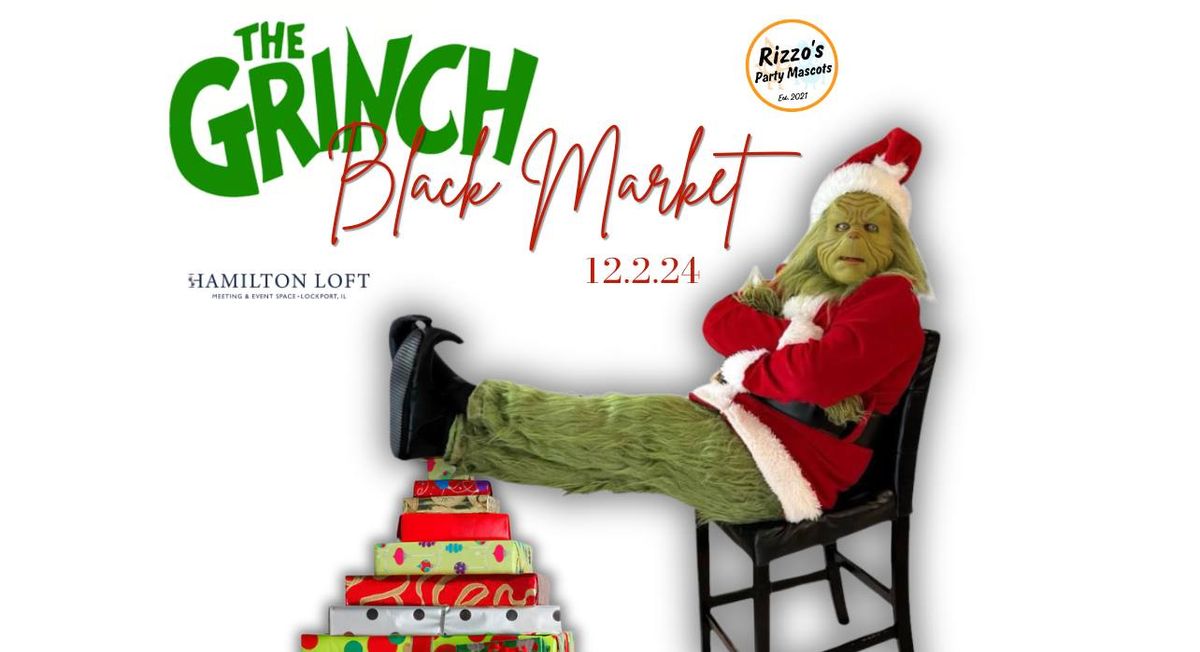 The Grinch Black Market Sip + Shop