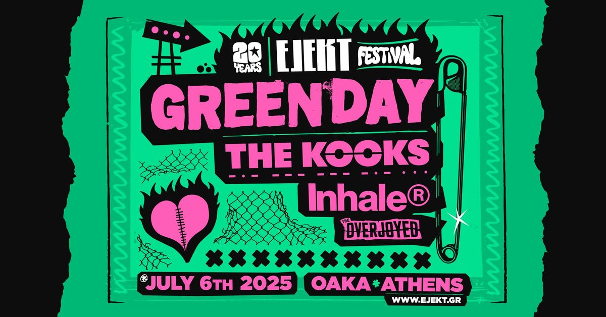 EJEKT FESTIVAL 2025 | GREEN DAY | THE KOOKS | INHALER | THE OVERJOYED