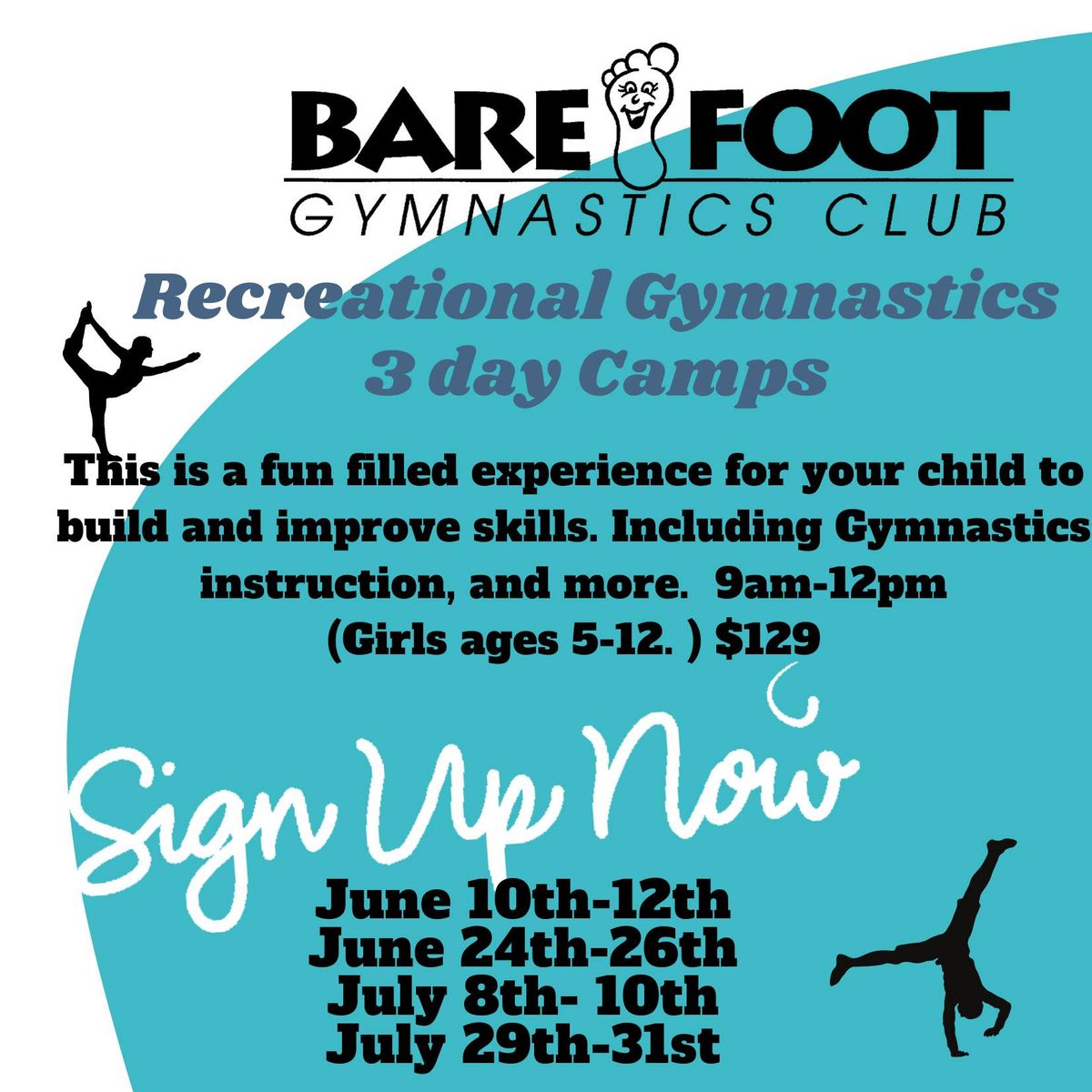 Recreational Gymnastics 3 Day Camp