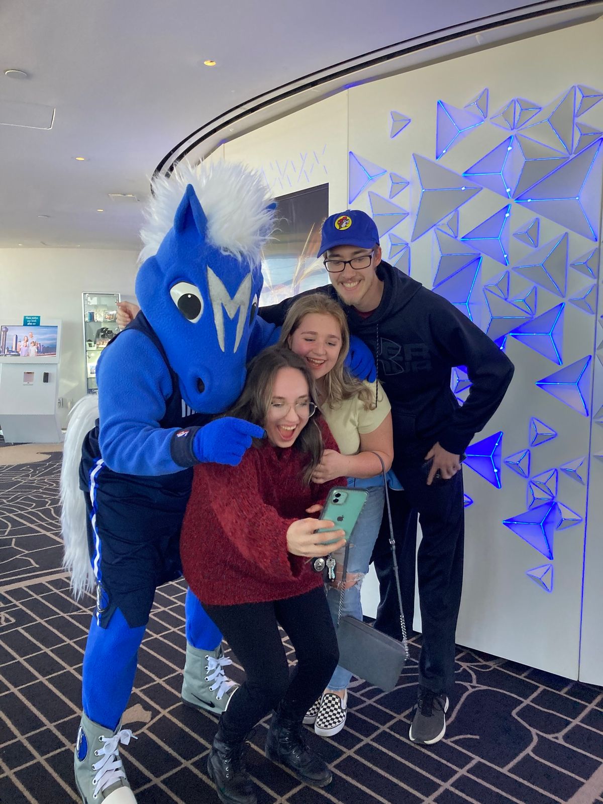 Playoff Party with Dallas Mavs ManiAACs and Mascots 